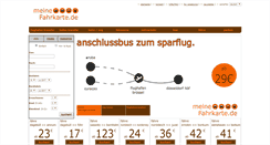 Desktop Screenshot of meinefahrkarte.de